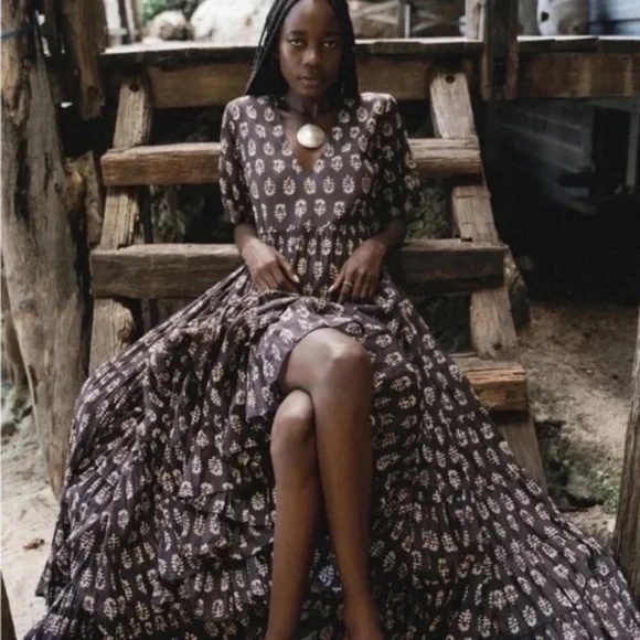 Daughters of India Chaaya Maxi Dress - Picture 1 of 6